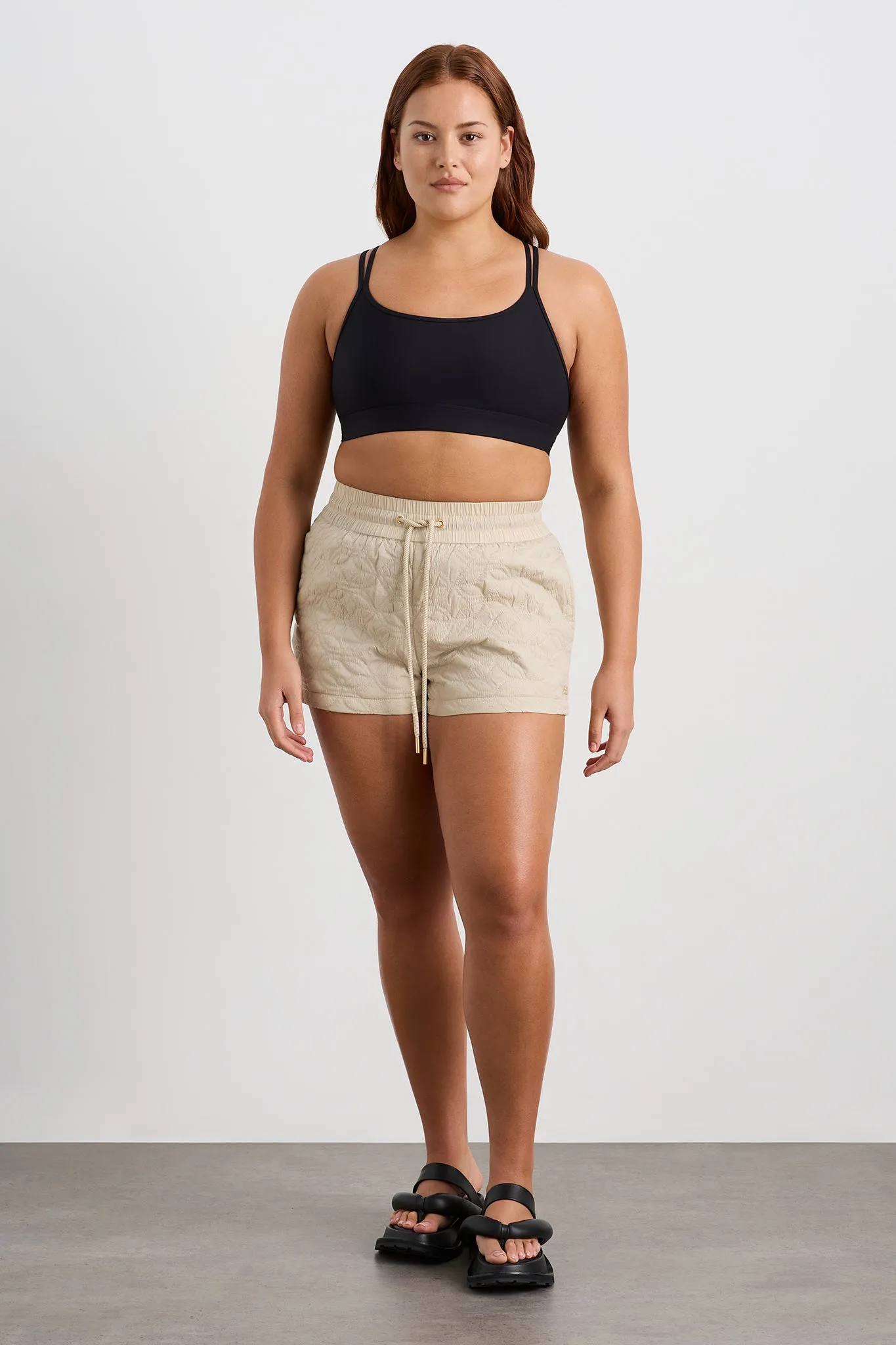 Quilted Panelled Shorts 623