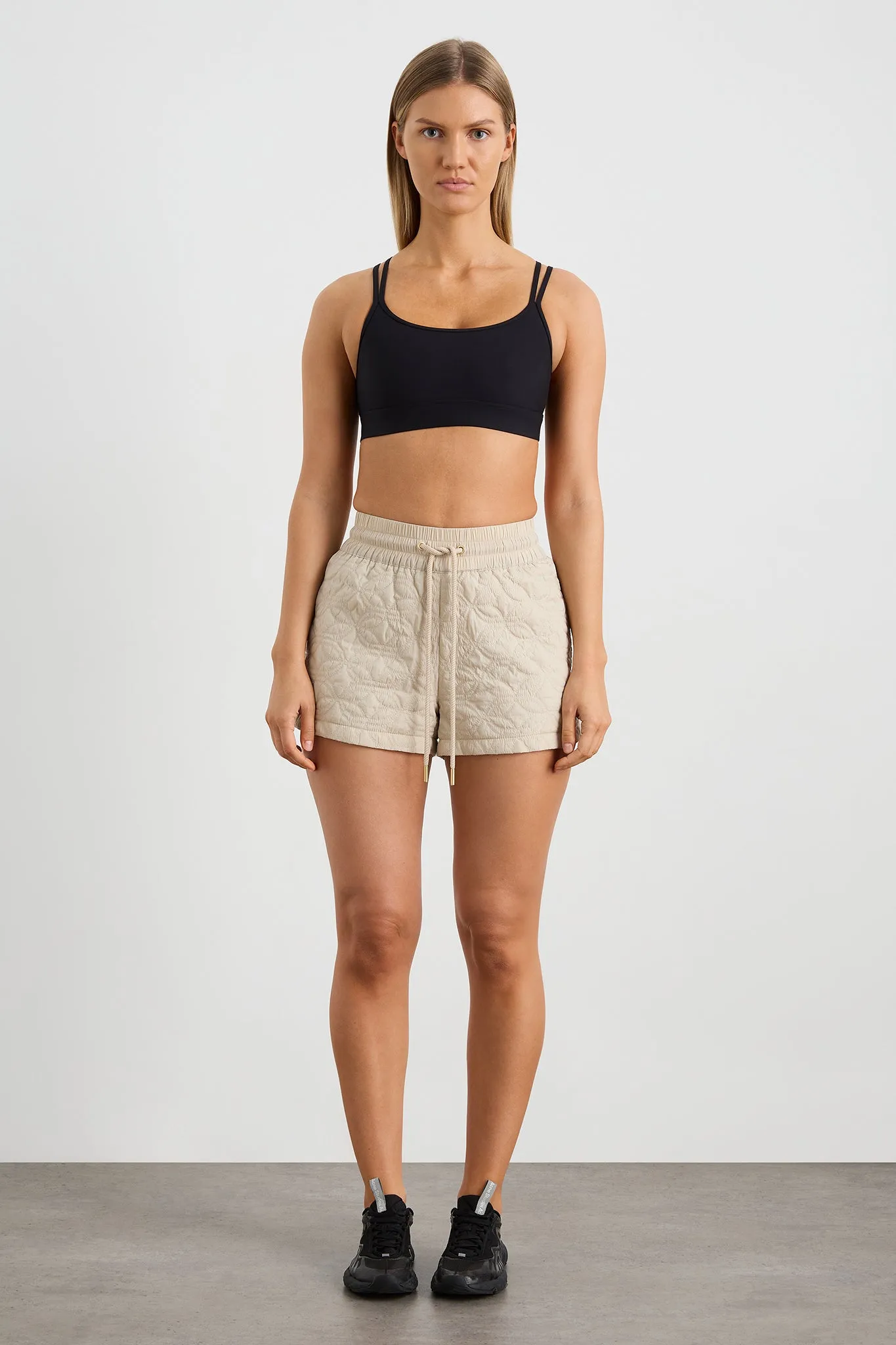 Quilted Panelled Shorts 623