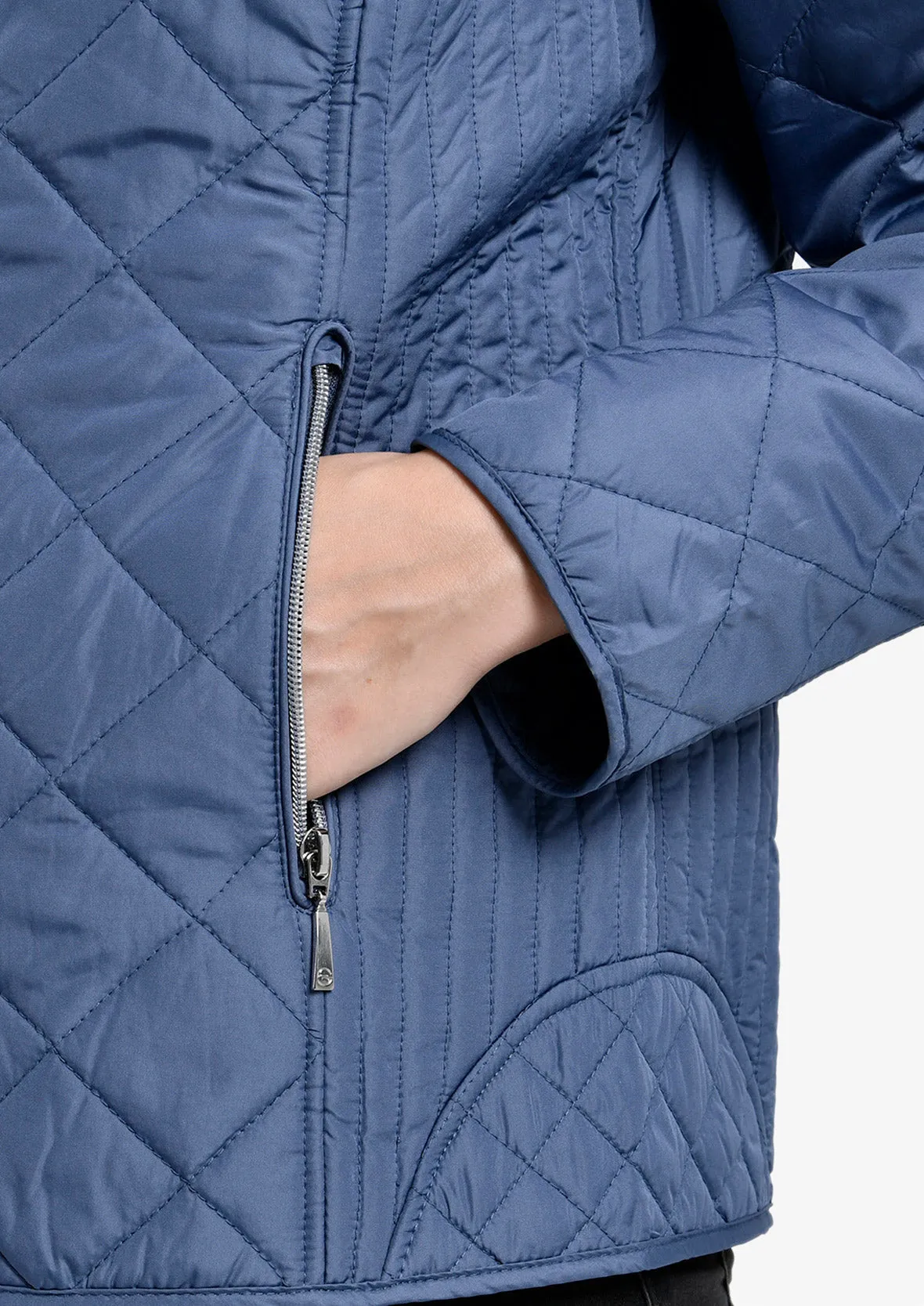 Quilted Zipper Jacket