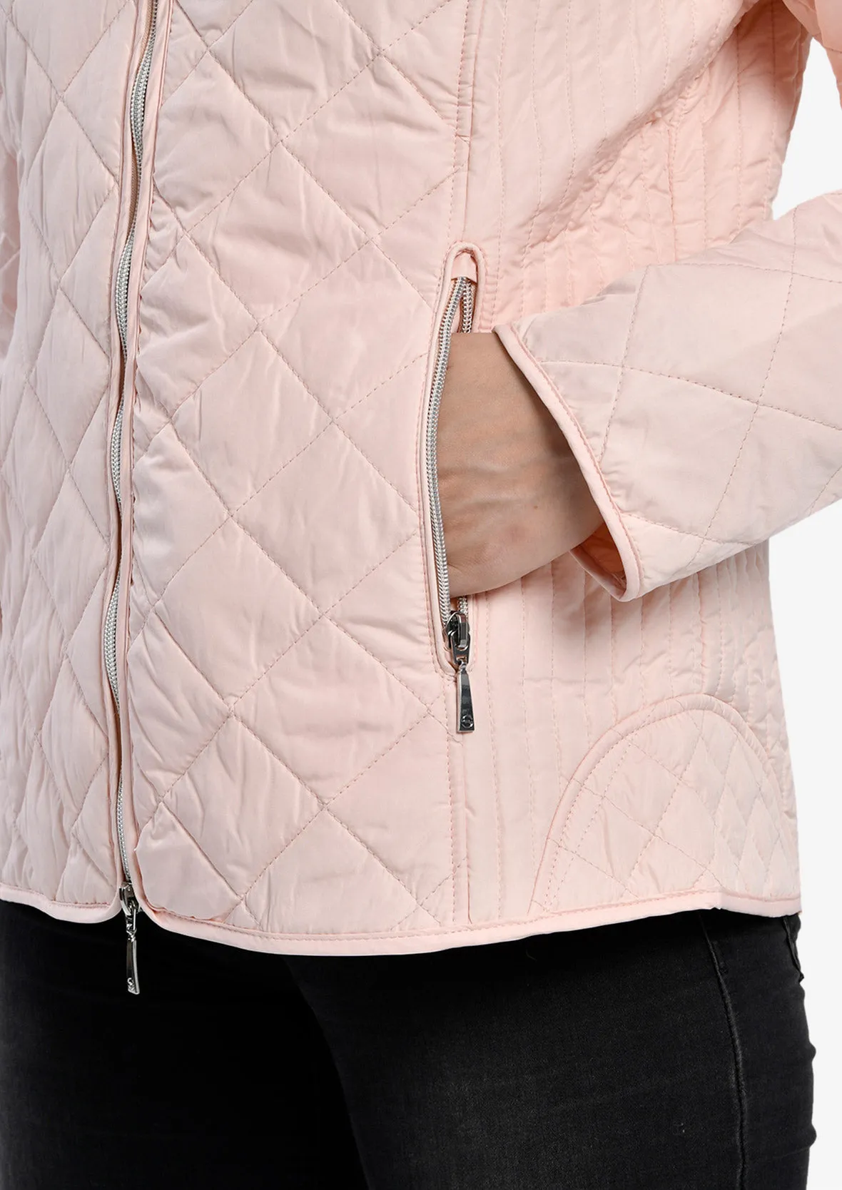 Quilted Zipper Jacket