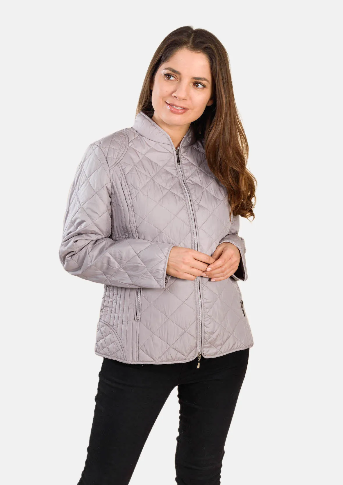 Quilted Zipper Jacket