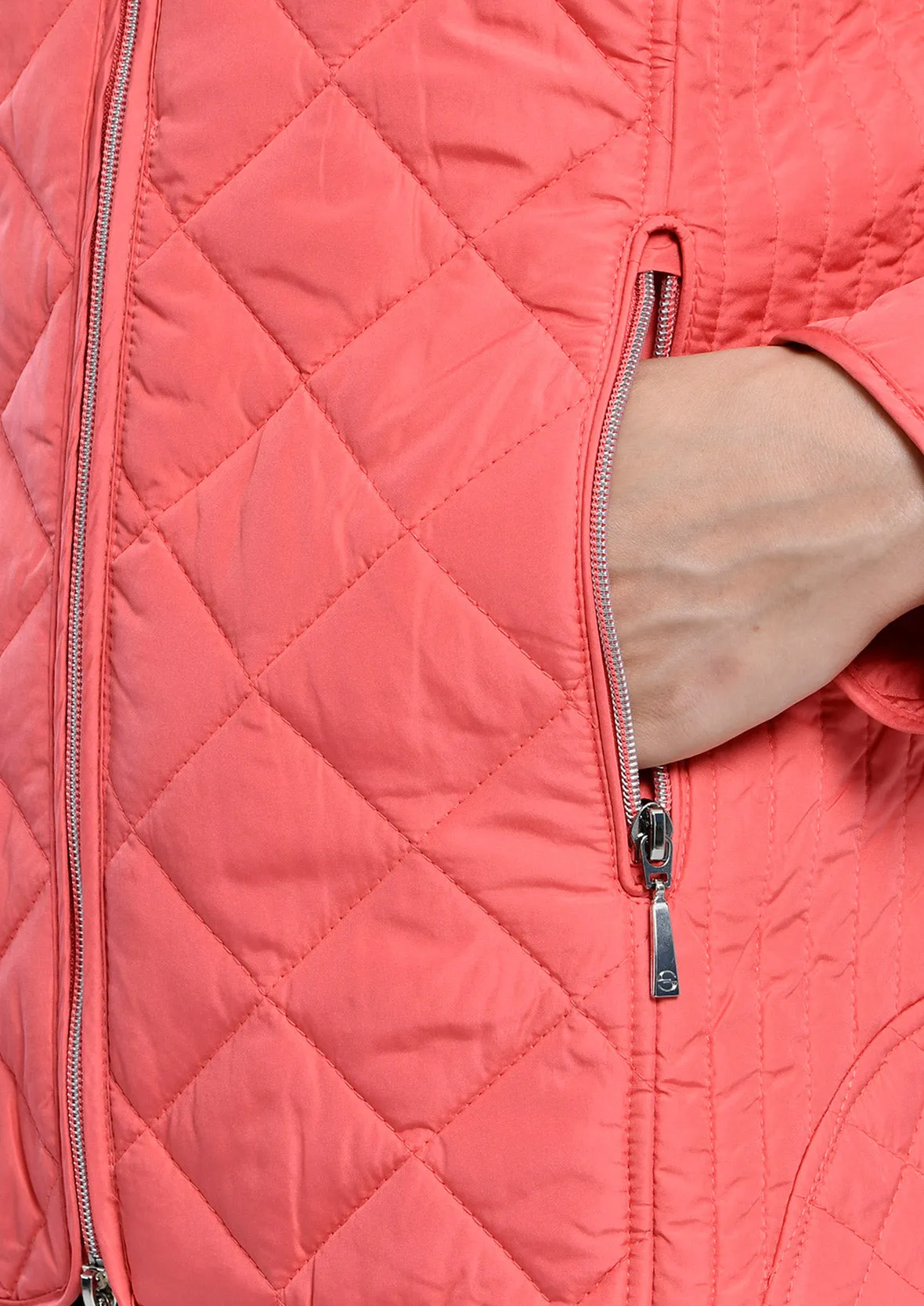 Quilted Zipper Jacket