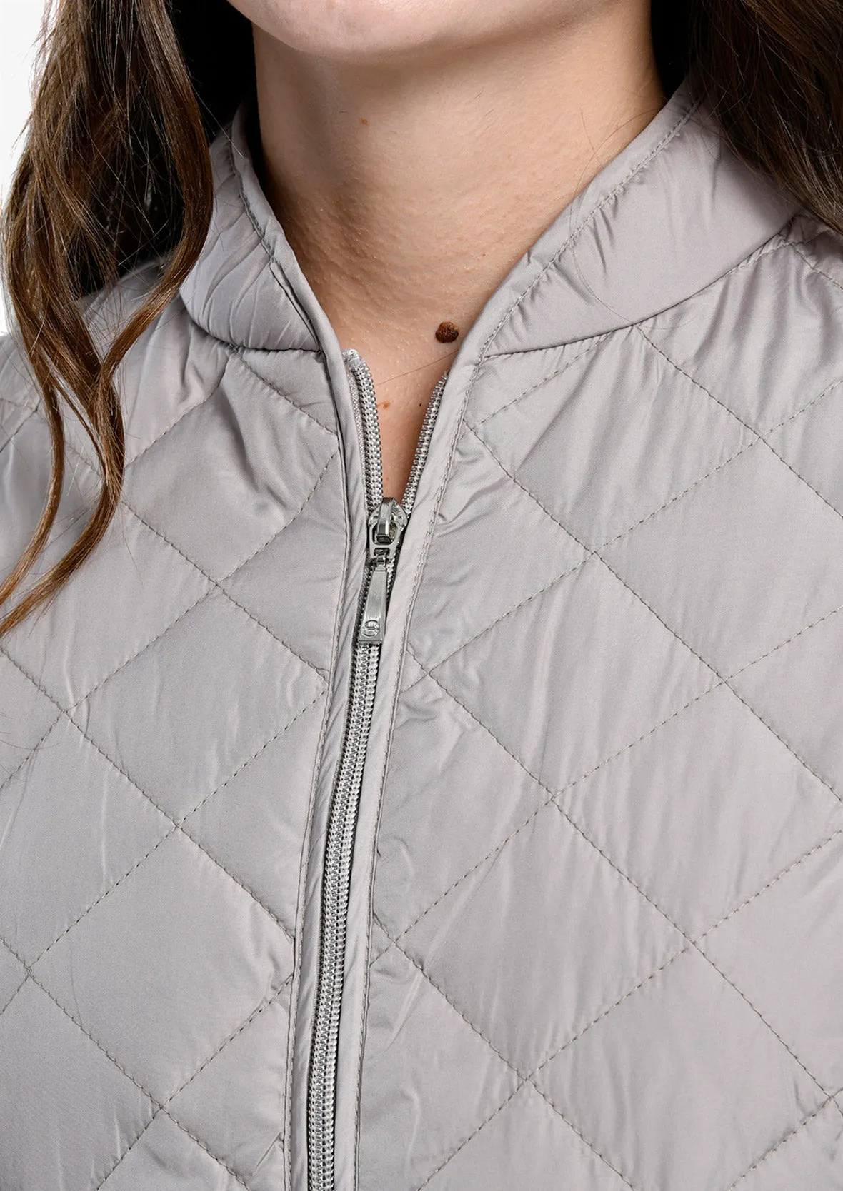 Quilted Zipper Jacket