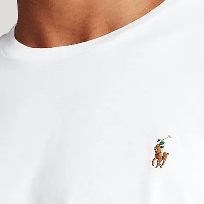 Ralph Lauren Custom Slim Fit Soft Cotton T-Shirt White