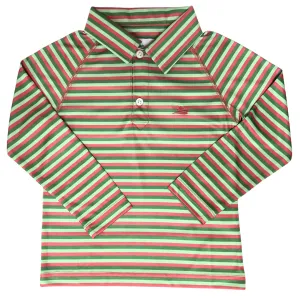 Red and Green Polo