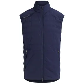 RLX Woven Full Zip Gilet Refined Navy - AW24