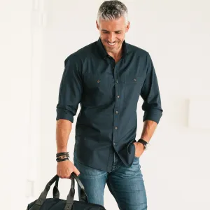 Rogue Utility Shirt – Dark Navy Mercerized Cotton