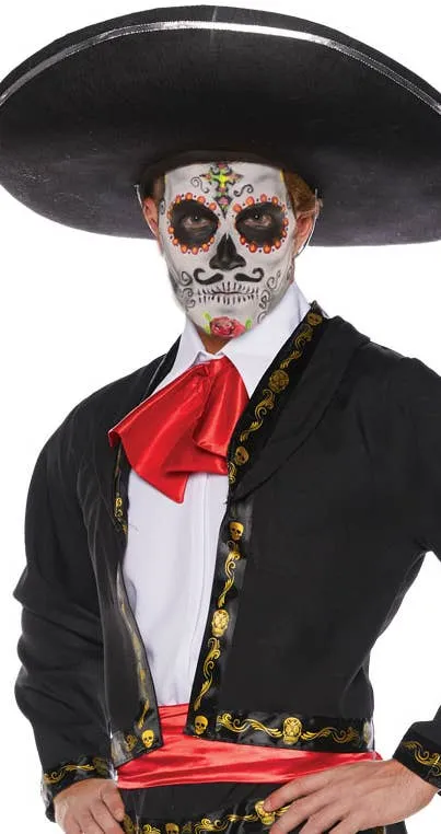 Skull Mariachi Day of the Dead Mens Plus Size Costume