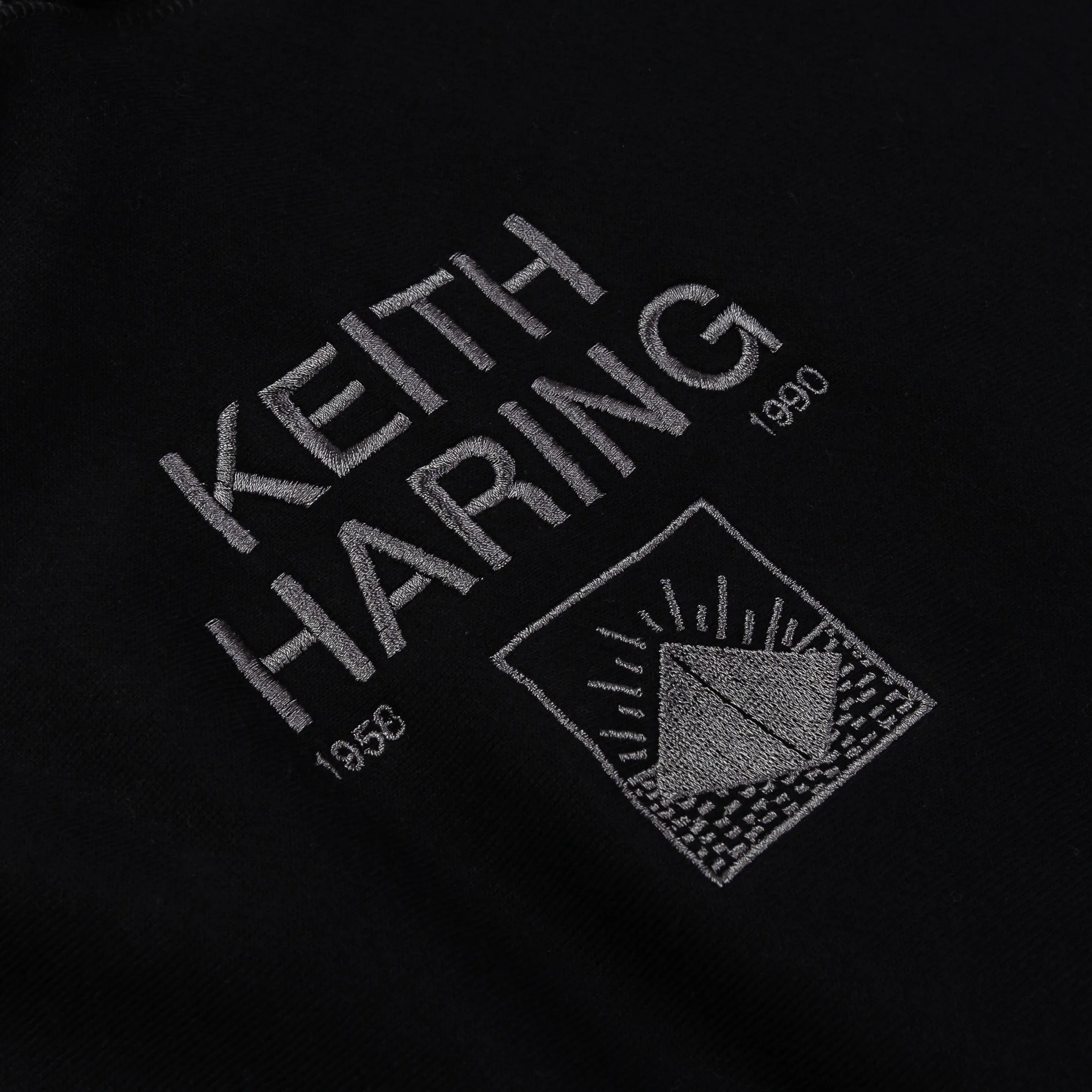 SP x Keith Haring In Love Pullover Mens Hoodie (Black/Red)