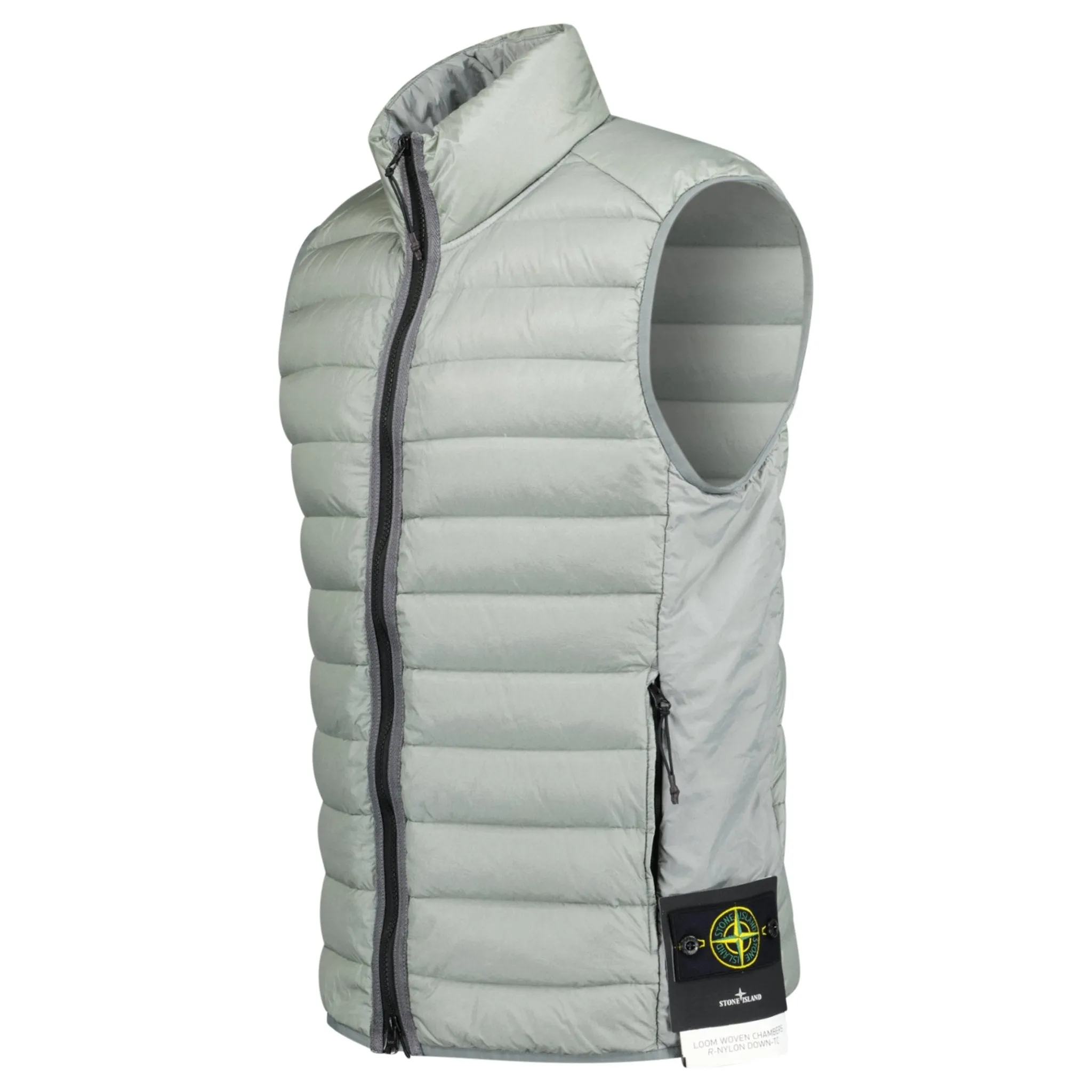 Stone Island Loom Woven Down Gilet Grey