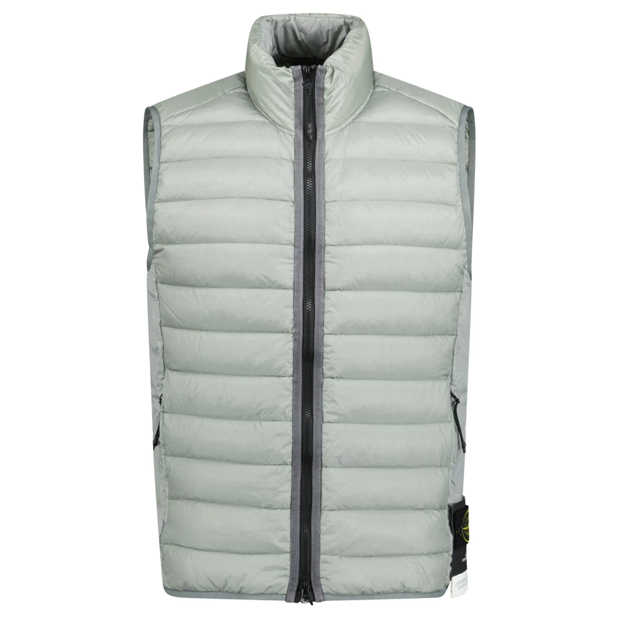 Stone Island Loom Woven Down Gilet Grey