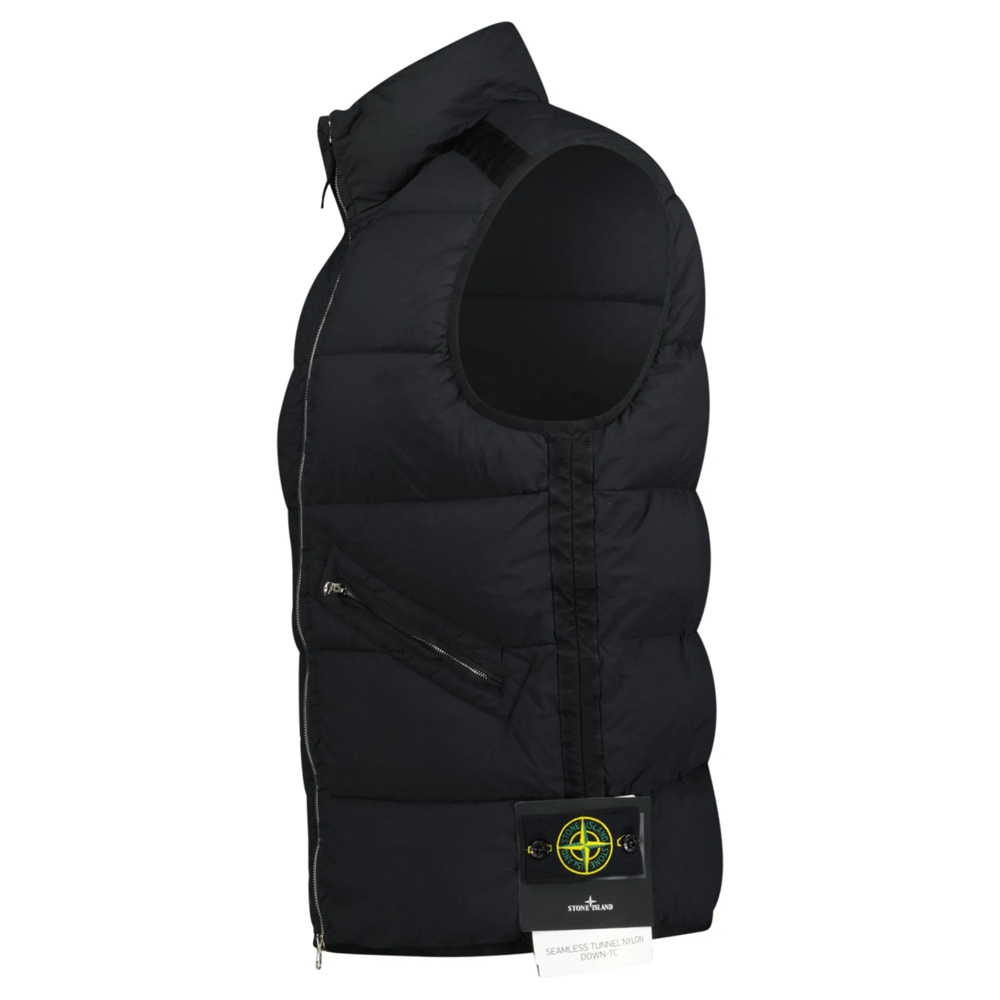 Stone Island Seamless Tunnel Down Gilet Black