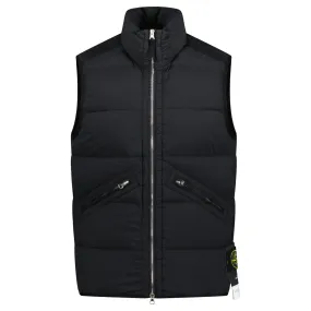 Stone Island Seamless Tunnel Down Gilet Black