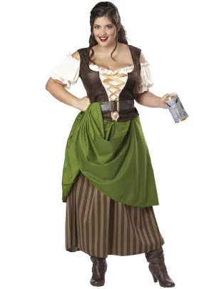 Tavern Maiden Plus Size Womens Oktoberfest Costume