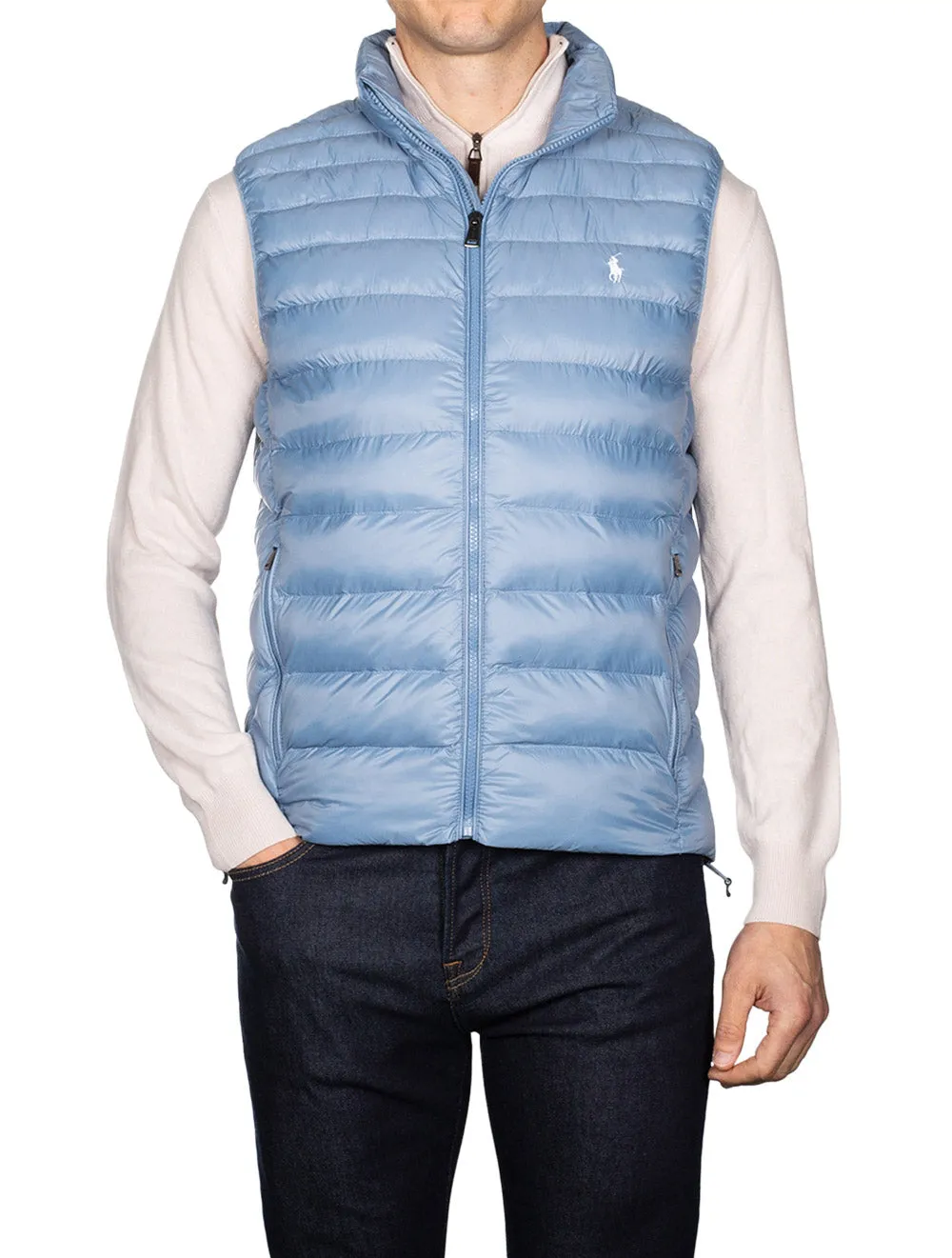 Terra Quilted Gilet Blue Note