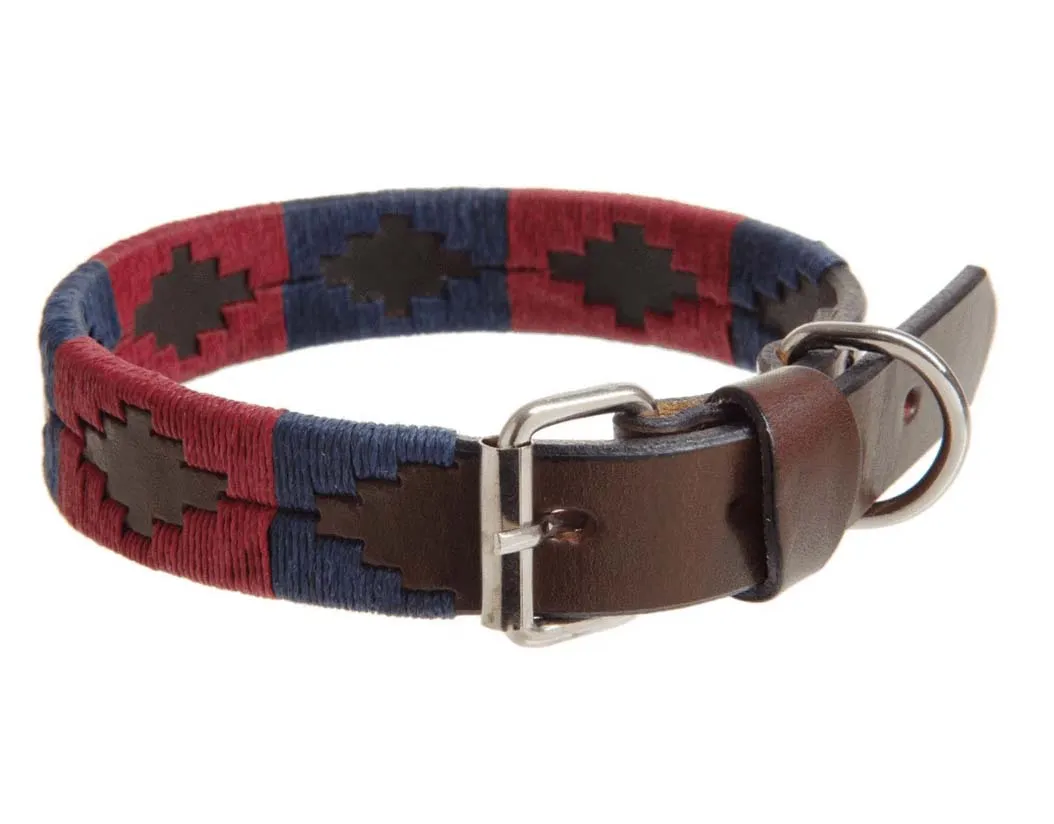 THE HOUSEHOLD DIVISION BRB LEATHER DOG COLLAR