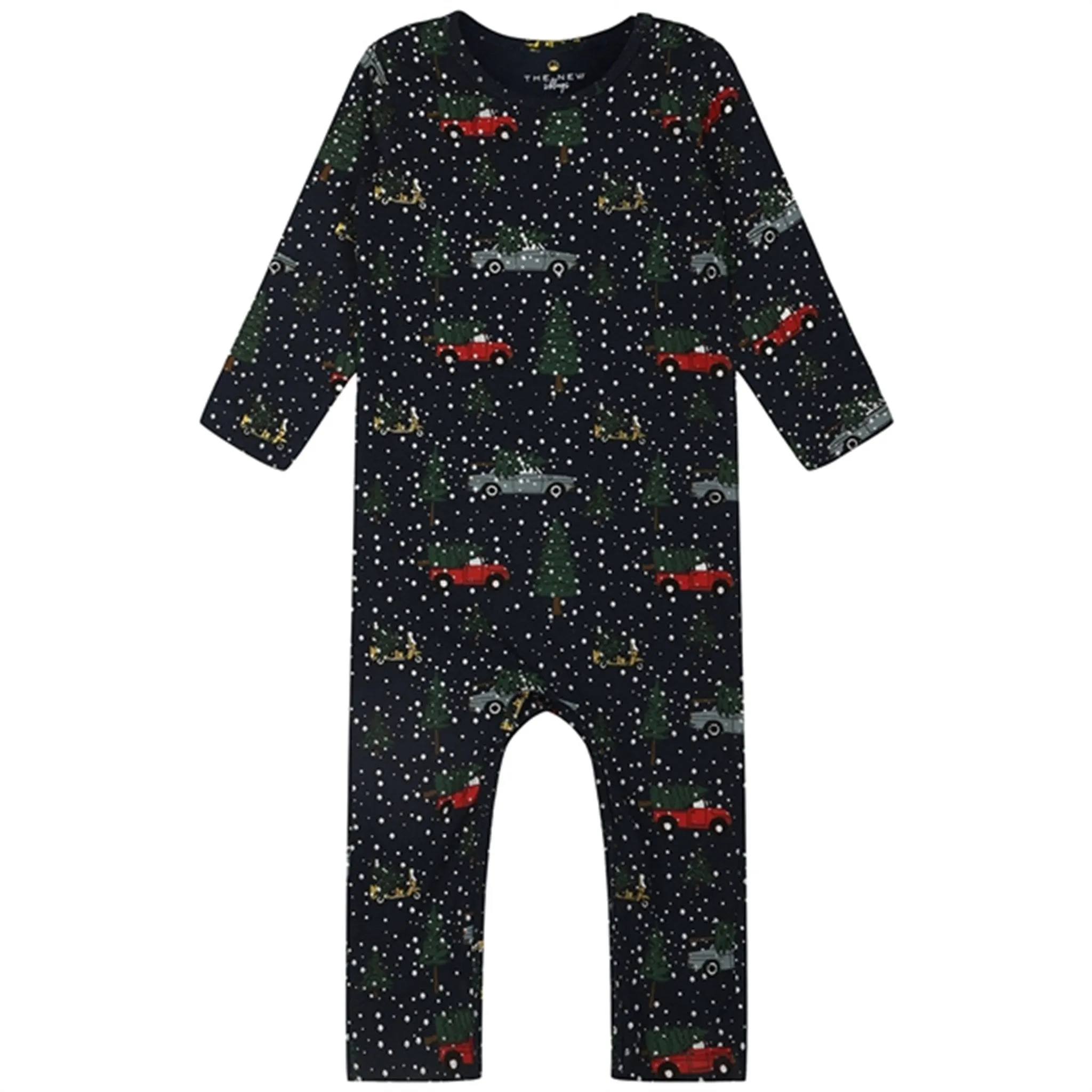 The New Siblings Navy Blazer Holiday Jumpsuit