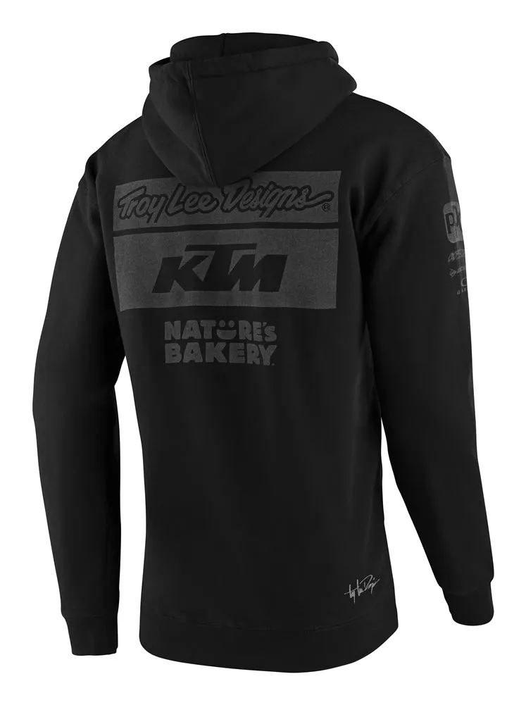 TLD KTM Pullover Hoodie; Black