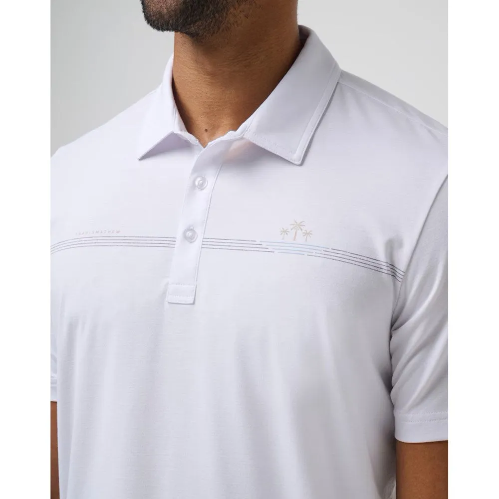 Travis Mathew Bay Break Golf Shirt - White