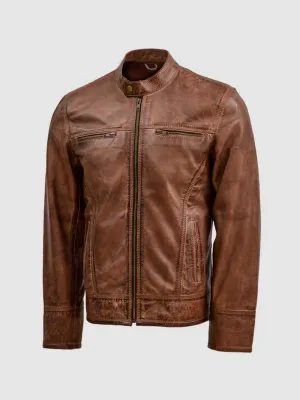 Waxed Vintage Brown Jacket