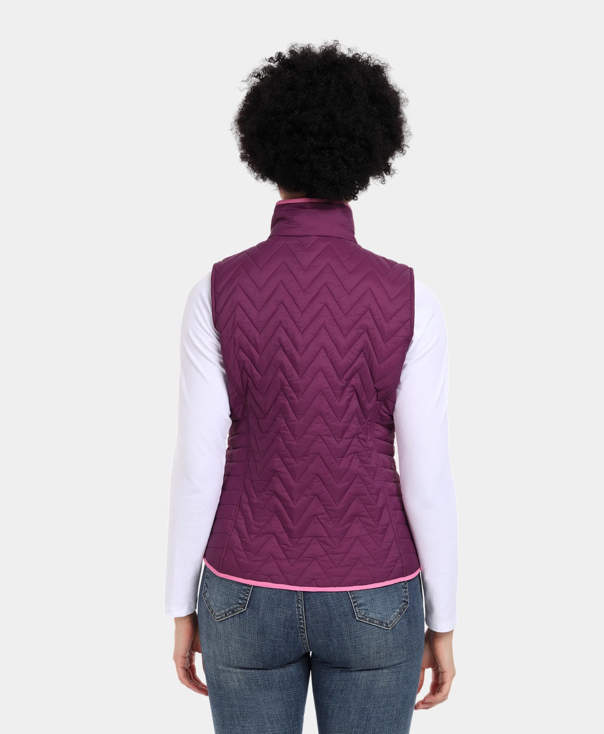 Women's Heated Chevron Quilted Vest (Apparel Only)