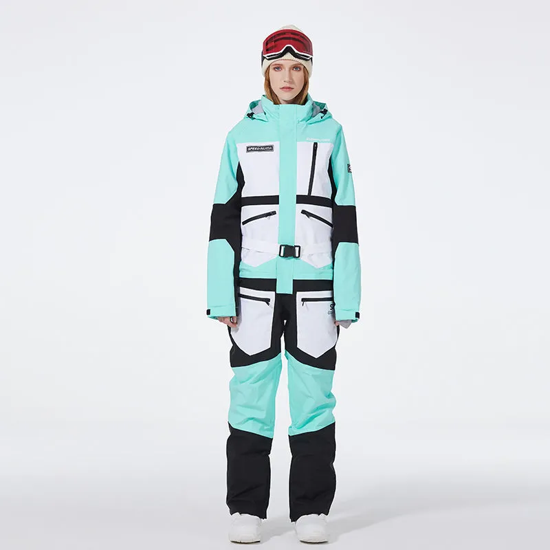 Women's SpeedPanda Mountain Unisex Alpine GlacierPro Extreme Onesie Jumpsuit