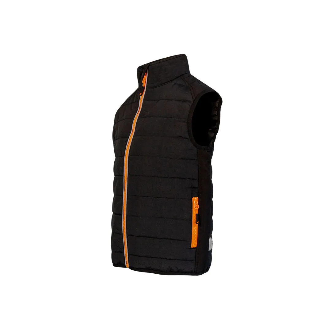 XPERT PRO JUNIOR RIP STOP PANELLED BODYWARMER BLACK